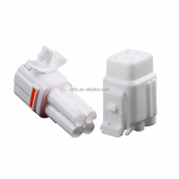 Conector de resorte enchufable macho y hembra impermeable para coche, Conector de luz de circulación diurna, 6187-4561/6180-4771