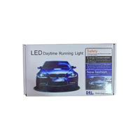 Feux de jour à 20 LED pour voiture, éclairage diurne automobile, kit de conversion DRL