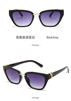 Nouvelles lunettes de soleil pour femmes tendance, élégantes et uniques avec des verres en PC dans un style européen et américain