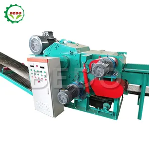 China Manufacturer Forestry Machinery Wood Chipping Machine Bamboo Drum Chipper