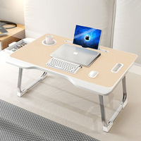 Bureau d'étude blanc de couleur personnalisée chambre à coucher bureau d'étude pliable moderne table d'ordinateur portable pour étudiants