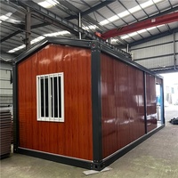 Bâtiment de bureau mobile certifié CE de 20 pieds, modulaire, préfabriqué, en acier galvanisé, avec panneaux sandwich respirants, moderne, en kit