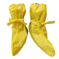 EN14126 TYPE PB3B Couvre-chaussures jetables imperméables jaune vif
