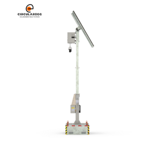 Torre de Seguridad Portátil con Energía Solar, 1 Unidad en Stock, Remolque de Vigilancia Móvil con CCTV, Equipo de Cámara - Product Image 3