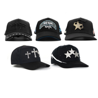En stock, casquettes de baseball vintage originales doublées de satin, broderie 3D, chapeaux Gorras