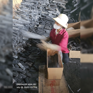 Charbon de sciure de bois en briquettes fabriqué en usine au Vietnam pour l'exportation directe - 7850J, combustible propre à faible teneur en cendres et sans fumée - Product Image 1