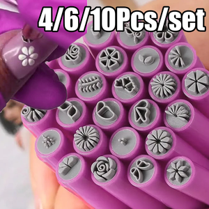 <span class=keywords><strong>Kit</strong></span> <span class=keywords><strong>de</strong></span> 4/6/10 stylos tampons <span class=keywords><strong>pour</strong></span> nail art, avec motifs variés, outils <span class=keywords><strong>de</strong></span> manucure et accessoires <span class=keywords><strong>pour</strong></span> la décoration des <span class=keywords><strong>ongles</strong></span> DIY - Product Image 2