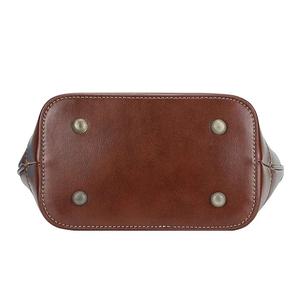 AndoBag Retro Shoulder <b>Bags</b> for Women, Genuine Leather Satchel Purse, Casual Crossbody <b>Bag</b> with Two <b>Straps</b> 1848 - Product Image 5