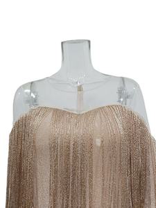 <span class=keywords><strong>Abito</strong></span> da Donna <span class=keywords><strong>Midi</strong></span> alla Moda a Vita Alta con Frange e <span class=keywords><strong>Paillettes</strong></span> Svasate 2023 - Product Image 6