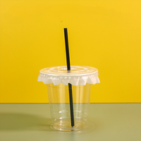 Pailles à boire jetables en plastique PP écologiques et durables pour boissons chaudes/froides, sans danger pour les aliments, idéales pour les bars à jus et les salons de thé.