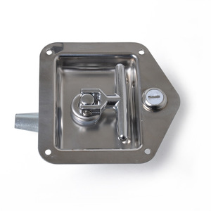 Stainless Steel <b>Tool</b> <b>Box</b> <b>Lock</b> With T Handle Keyed Entry Waterproof Latch Closure <b>For</b> RV Camping Trailer - Product Image 4
