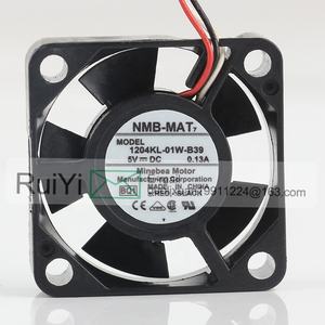 Оригинальный NMB 12V 24V 48V DC 5V 0.13A AC EC 3010 30x30x10 мм 3 см бесшумный двойной шарикоподшипник мини 3-проводной 1204KL-01W-B39 Вентилятор охлаждения - Product Image 2