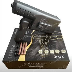 Machine à fabriquer des extensions de cheveux à pointe plume 2027 avec bâton de <span class=keywords><strong>colle</strong></span> et clips magnétiques pour salon - Product Image 4