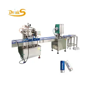 Split Type 2000 Cans Per Hour Carbonated Beverage Can Filling Sealing Machine