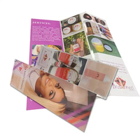Flyers d'Impression Pliable d'Affaires Brillant et Mat Personnalisé, Insérer des Cartes, Impression de Livrets