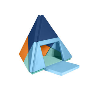 Tappetini Educativi per Attività Indoor per Bambini, Morbido <span class=keywords><strong>Tappeto</strong></span> in Schiuma per il Tempo sulla Pancia con Tenda da <span class=keywords><strong>Gioco</strong></span> - Product Image 5