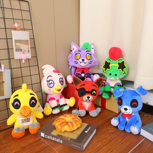 Peluche di Wolf Duck Fnaf Five Nights at Freddy's Funkin, Pupazzo Imbottito di Fazbear Bear, Foxy Rabbit, Bonnie, Chica, Giocattoli Regalo - Product Image 1
