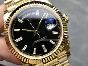 Reloj Mecánico Automático de Alta Calidad, Esfera de 40 mm, Acero 904L, Movimiento 2836, Reloj de Oro con Diamantes Moissanite - Product Image 2