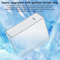 Cargador de Pared USB-C GaN de 100W HNT, OEM ODM, Logotipo Personalizado, Adaptador de Corriente Rápida Multiprotocolo PD QC PPS para Laptop y Teléfono Móvil