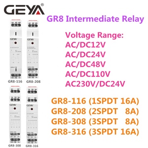 GEYA GR8-308 AC/DC48V <span class=keywords><strong>3</strong></span> SPDT 8A низкая цена промежуточное реле 110vdc - Product Image 5