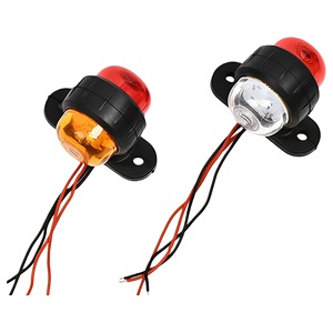 高品质卡车照明零件卡车发光二极管红白黄侧灯 - Product Image 2