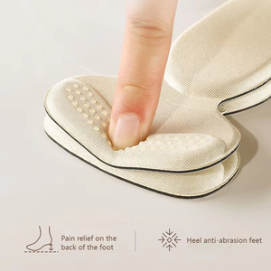 Women T Shape Sponge Heel <b>Pads</b> High Heel Shoe <b>Cushion</b> Inserts Heel Protectors Shoe Size Adjuster - Product Image 2