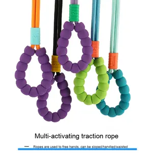 Tali hewan peliharaan berjalan luar ruangan grosir baru dengan gagang busa awan bahan nilon dan dekorasi pita Slung di atas pinggang - Product Image 6