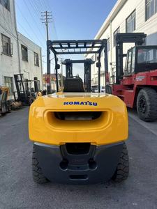 Original Japanese Engine Diesel Forklift 5Ton <b>Used</b> komatsu Two Stage Mast <b>Pallet</b> Truck 2-Year Warranty - Product Image 2