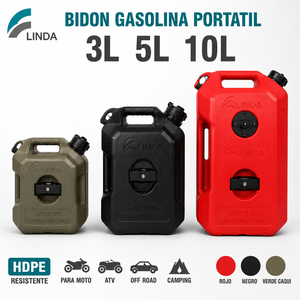 <span class=keywords><strong>Bidon</strong></span> à essence portable HDPE 3L <span class=keywords><strong>5L</strong></span> 10L pour moto, VTT, tout-terrain, conteneur de carburant avec serrure CE EPA CARB LINDA - Product Image 1
