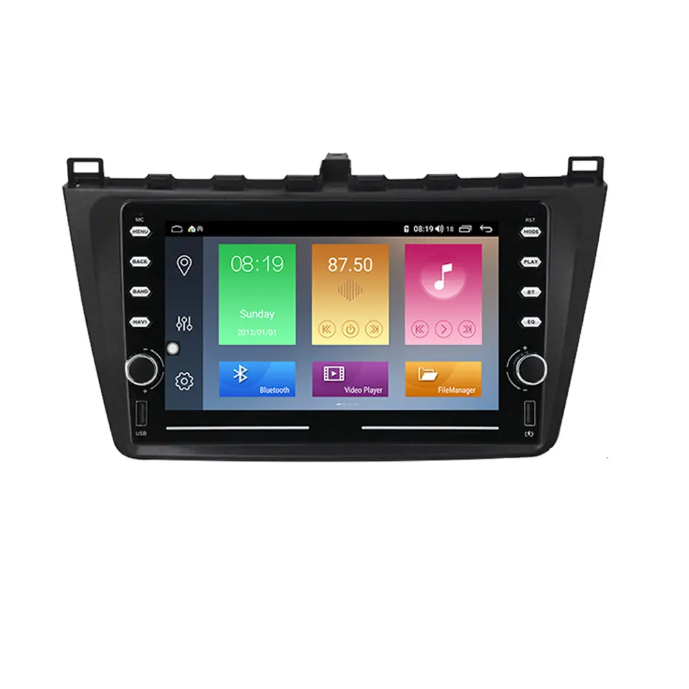 Mekede D 8 Core Mới Nhất Android IPS DSP 2.5D Màn Hình Car DVD Player Cho Mazda 6 Rui Cánh 2008 2009 2010 2011 2012 2013 2014 Mazda6