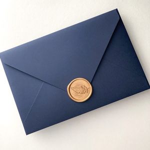 Đám cưới cổ điển đồng bằng các tông giấy phong bì gửi thư phong bì - Product Image 2