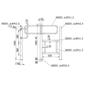 Tourniquet mécanique rotatif manuel unidirectionnel - Product Image 6