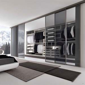 Precioso Armario de Madera con Puerta de Cristal para Dormitorio, Armario Personalizado - Product Image 3