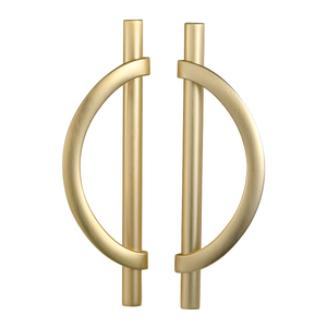 Modern Nordic <b>Gold</b> Handles Knobs for Cupboard Brass Wardrobe Furniture Brushed Zinc Alloy Kitchen Cabinet <b>Pulls</b> Nordic Style - Product Image 4