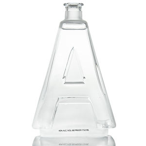 Botella de <span class=keywords><strong>licor</strong></span> de vidrio con diseño de letra personalizada A B, súper pedernal, whisky spirit, 750ml, aceite de <span class=keywords><strong>miel</strong></span>, vodka, gin, tequila, <span class=keywords><strong>Ron</strong></span> con tapa de corcho - Product Image 2