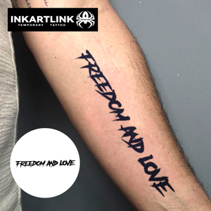 Durable lettrage citation noir organique Jagua encre à base de plantes temporaire semi permanent autocollants de <span class=keywords><strong>tatouage</strong></span> - Product Image 2