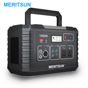 MeritSun Portable Power Station for Camping Battery <b>Solar</b> MPS1000 Rechargeable Power Station - Product Image 2