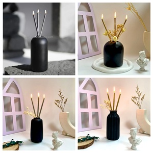 Vela de Aceite Decorativa de Diseño, para <span class=keywords><strong>Villa</strong></span> y Apartamento, Decoración Diaria, con Mecha de Vidrio Reutilizable, Decoración Interior - Product Image 6