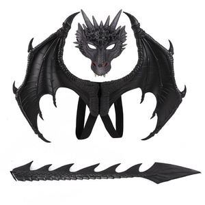 Conjunto de Máscara de Cola de Dinosaurio MS Wing, Disfraz de Dragón para Niños, Halloween, Cosplay - Product Image 2