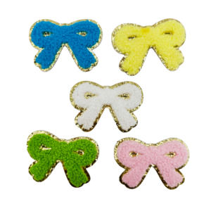 カスタムパッチ衣料品刺繍パッチ工場シェニールパッチとファッショナブルな文字 - Product Image 3