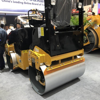 Machine de compactage d'asphalte haute fréquence 3T Flexible Crab Walk Tandem Roller STR30C-10S