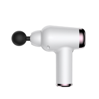 Pistolet de massage portable de haute qualité 30W en silicone et ABS, masseur musculaire portatif rechargeable pour soulagement des tissus profonds