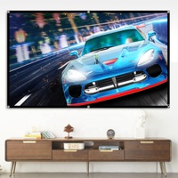 Écran de projection pliable Seeball 100 pouces 4K 16:9 pour une utilisation à domicile, en intérieur et en extérieur