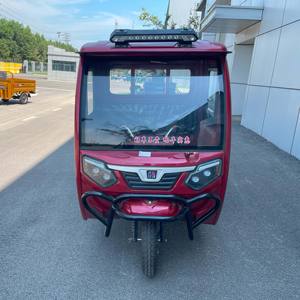 Tricycle électrique de vente directe d'usine véhicule de fret chinois à double usage capacité de charge utile de 400kg pour le <span class=keywords><strong>transport</strong></span> de marchandises de passagers - Product Image 2