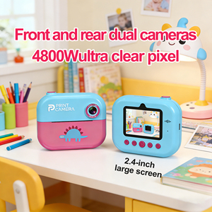Appareil photo instantané pour enfants, impression thermique, sortie photo en <span class=keywords><strong>3</strong></span> secondes, double objectif avant et arrière, filtre amusant, jeu de puzzle, cadeau créatif, jouet - Product Image 6