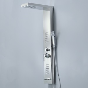 Nouveau Panneau <span class=keywords><strong>de</strong></span> <span class=keywords><strong>Douche</strong></span> Mural Multifonctionnel Moderne 2026 avec Pommeau Carré et Robinet Cascade Pluie à Levier Unique - Product Image 6