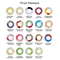 Anneaux aromatisés créatifs et amusants pour gobelets, outil de boisson magique avec paille, diverses saveurs de fruits, anneaux aromatiques zéro calorie