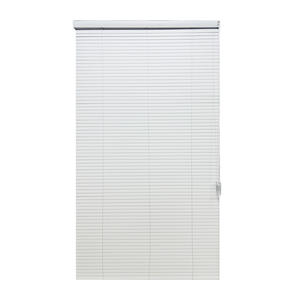 تخفيضات هائلة 1 "فينيل ستائر صغيرة من كلوريد البولي فينيل ظلال شمس لاسلكية حماية من أشعة الشمس من خلال تصميم عصري ستائر خشبية مزيفة - Product Image 5