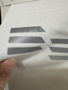 Etiqueta de impresión de calor con icono de transferencia térmica reflectante plateada para camiseta, ropa, sombreros, zapatos, Vasos - Product Image 3