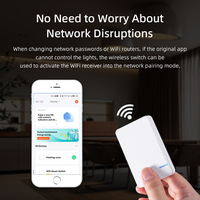 Adaptateur de prise d'ampoule LED RF intelligent E26/E27 Support de lampe Alexa Commande vocale Smart Life App Control Smart Home Commutateur IP66
